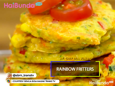 Resep Rainbow Fritters, MPASI Gurih dan Bergizi