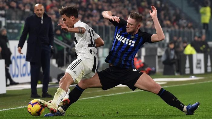 Bagi Milan Skriniar, Juventus bukan laga persahabatan. Foto: Tullio M. Puglia / Getty Images Bagi Milan Skriniar, Juventus bukan laga persahabatan. Foto: Tullio M. Puglia / Getty Images