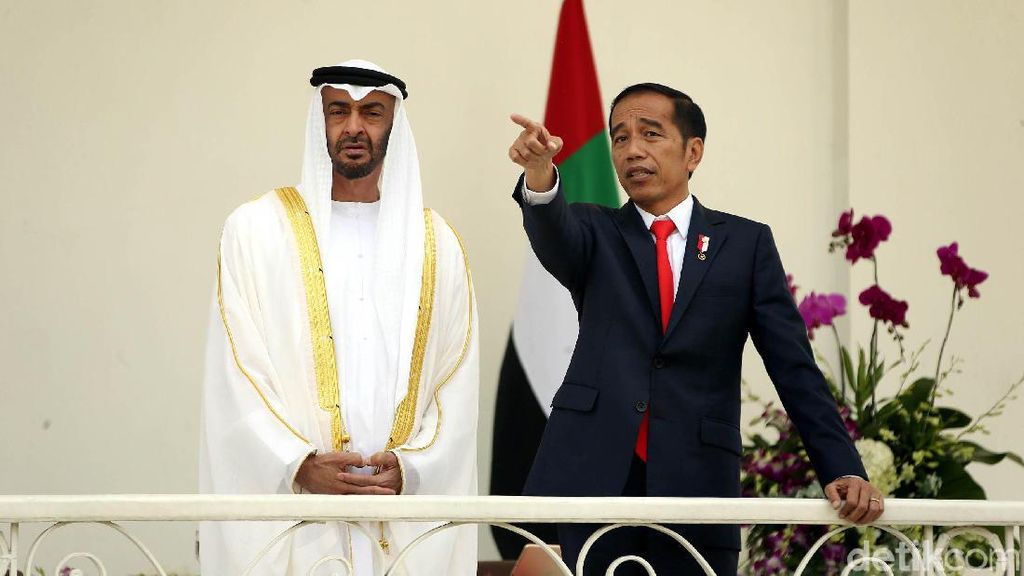 Momen Kebersamaan Jokowi dan Putra Mahkota Abu Dhabi di Istana Bogor