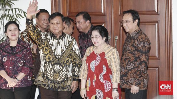 Prabowo saat bertemu Megawati beberapa waktu lalu