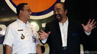 Tawa Lepas Anies Baswedan dan Surya Paloh