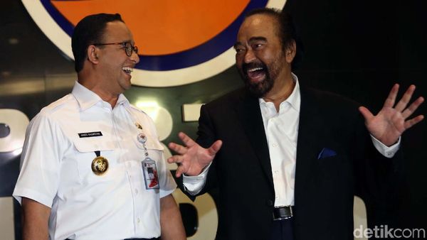 Tawa Lepas Anies Baswedan dan Surya Paloh