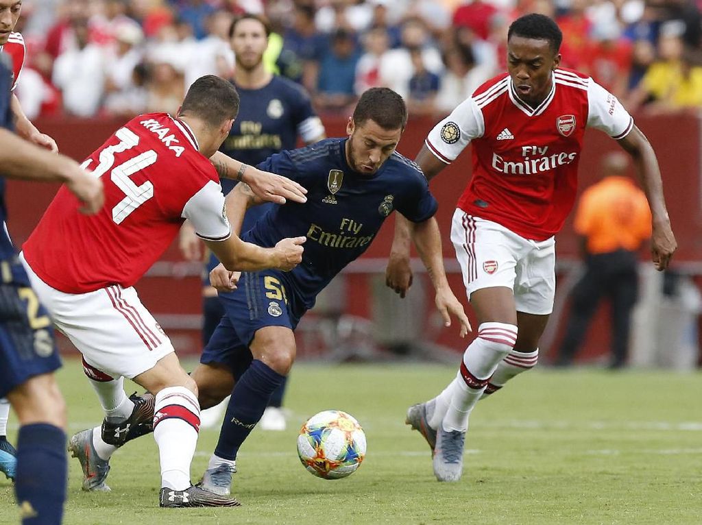 Sama-sama Bermain 10 Pemain, Real Madrid Kalahkan Arsenal Sama-sama Bermain 10 Pemain, Real Madrid Kalahkan Arsenal
