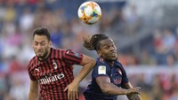 Bayern Munich dan AC Milan bertanding dalam lanjutan International Champions Cup 2019 di Childrens Mercy Park, Rabu (24/7/2019) pagi WIB. Denny Medley-USA TODAY Sports/Reuters.