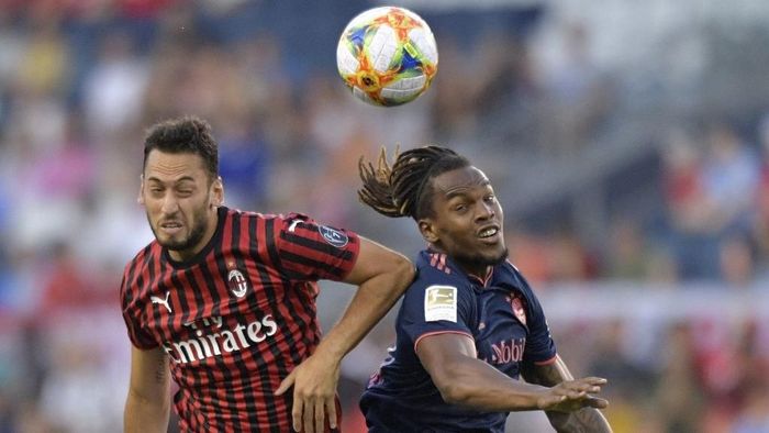 www.816agent.com Bayern Munich menang 1-0 atas AC Milan di ajang International Champions Cup 2019 (Foto: Tim VIZER / AFP)