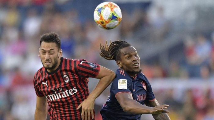 Bayern Munich menang 1-0 atas AC Milan di ajang International Champions Cup 2019 (Foto: Tim VIZER / AFP)