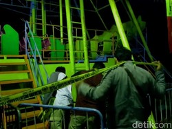 Detik-detik Wahana Permainan di Pekalongan Roboh Tewaskan Pengunjung