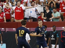 Di babak kedua, Madrid bangkit. Bale, yang masuk di paruh permainan mencetak gol untuk menipiskan jarak dengan Arsenal. Geoff Burke-USA TODAY Sports.