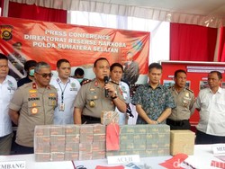 Bandar Sabu di Sumsel Beraset Rp 8,4 Miliar Coba Suap Polisi Rp 1,7 M