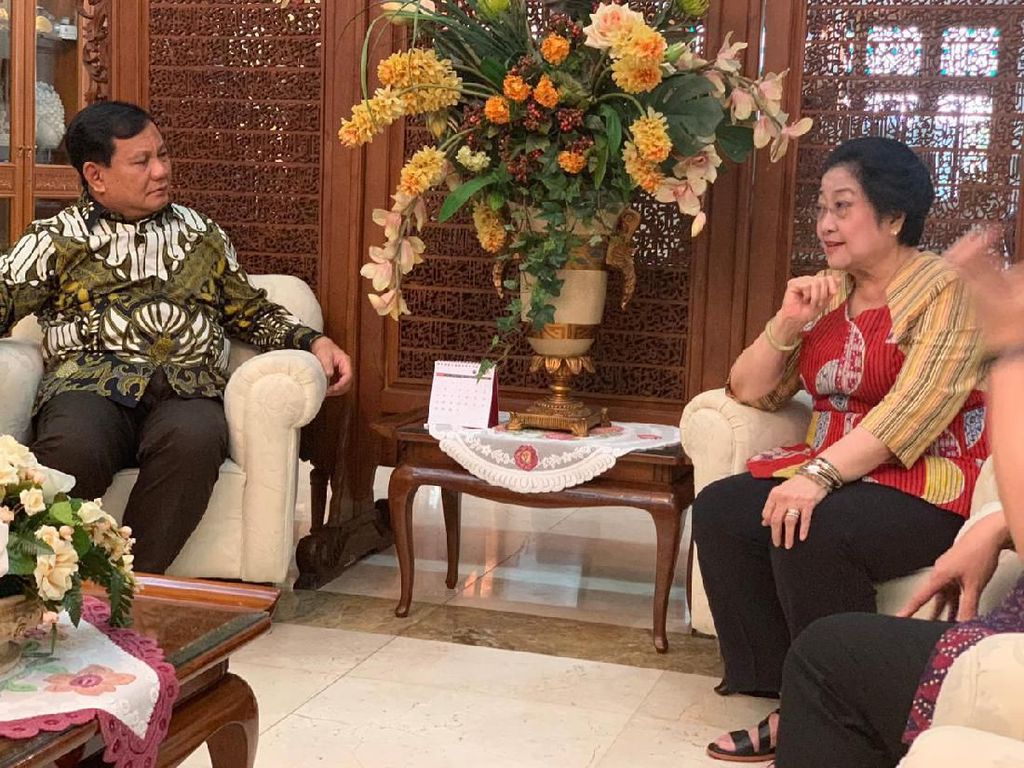 Begini Suasana Pertemuan Megawati-Prabowo di Teuku Umar Begini Suasana Pertemuan Megawati-Prabowo di Teuku Umar
