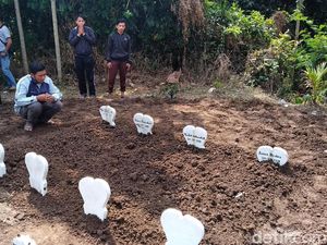 Empat Bocah Korban Kebakaran di Kota Batu Dimakamkan Dalam Satu Liang