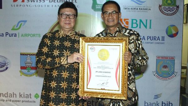 Lippo Karawaci Raih Penghargaan Korporasi Banten Maju