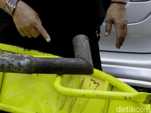 Penampakan Bagian Wahana Perahu Gila yang Patah dan Tewaskan 1 Remaja
