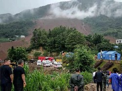 Korban Jiwa Akibat Tanah Longsor di China Bertambah Jadi 19 Orang