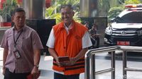 Senyum Markus Nari Saat Akan Diperiksa KPK