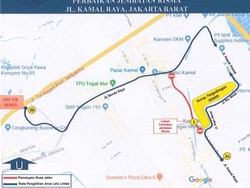 Jembatan yang Amblas di Tegal Alur Dibangun, Lalin Ditutup Mulai 29 Juli