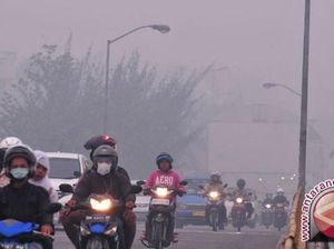 1 Juta Penduduk Pekanbaru Kini Terpapar Asap Karhutla
