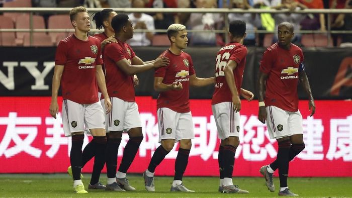 JUDI ONLINE Manchester United menang 2-1 atas Tottenham Hotspur di ajang International Champions Cup 2019. (Foto: Fred Lee/Getty Images)