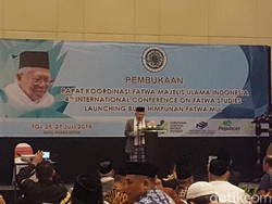 Di Rakor Fatwa MUI, Maruf Amin Ucapkan Terima Kasih Jadi Wapres Terpilih