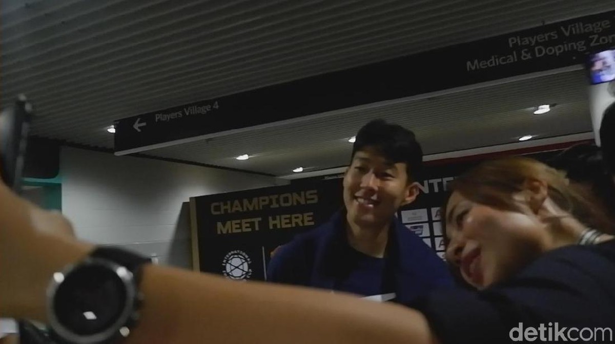 Popularitas Son Heung-min di Asia membuat Mauricio Pochettino membandingkannya dengan David Bekcham (Foto: Rifqi Ardita Widianto/detikSport)