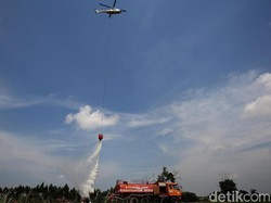 140 Hektare Lahan Terbakar di 2019, 3 Heli Water Bombing Siaga di Palembang