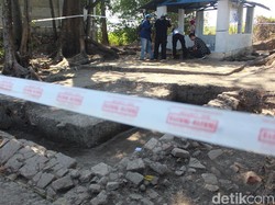 Ekskavasi Situs Berupa Tumpukan Batu Bata di Sidoarjo Peninggalan Majapahit