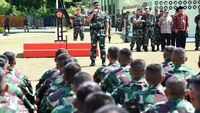 Panglima TNI Pimpin Apel Kesiapan Pasukan Pengaman Perbatasan