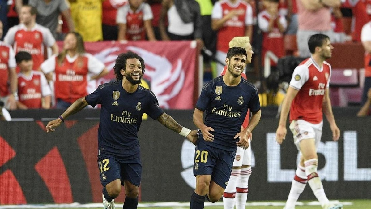 Menurut Marcelo tekanan di Real Madrid tidak ada bandingannya. Foto: AP Photo/Nick Wass