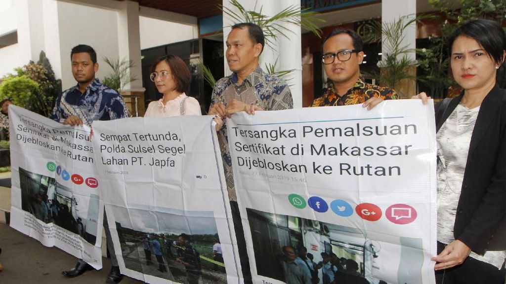 Desak Tuntaskan Tindak Pidana Pemalsuan Sertifikat Desak Tuntaskan Tindak Pidana Pemalsuan Sertifikat