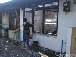 Kebakaran Asrama Polisi di Tandes Diduga Karena Selang Elpiji Bocor