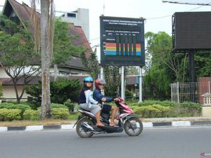 Dikepung Kabut Asap, Alat Pantau Kualitas Udara di Palangka Raya Malah Rusak