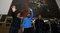 Usai menuntaskan perjalanannya bersama Roma, De Rossi melanjutkan karier ke Argentina. Gelandang bersuai 36 tahun itu gabung ke Boca Juniors yang menjadi salah satu impiannya. Foto: Twitter @BocaJrsOficial