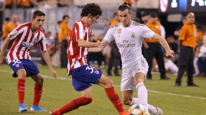 JUDI ONLINE Real Madrid akan tandang ke markas Atletico Madrid di Liga Spanyol akhir pekan ini (Foto: Reuters/Brad Penner)