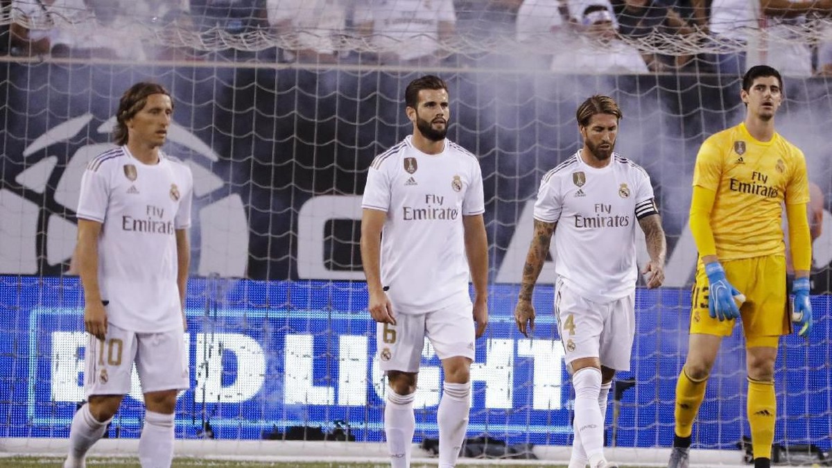 Real Madrid suram betul di laga tur pramusim di Amerika Serikat (AP Photo/Frank Franklin II)