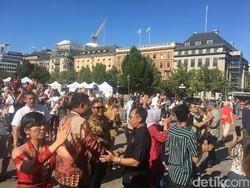 Taman Raja Swedia Disulap Jadi Kampung Indonesia