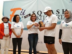 Demi Pembinaan Atlet, Garuda Indonesia Bantu Bangun Lapangan Squash
