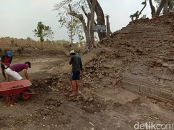 Ekskavasi Tahap Tiga, BPCB Berhasil Buka Bagian Depan Situs Candi Patakan
