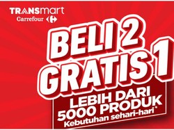 Masih Ada Kesempatan! Beli 2 Produk, Gratis 1 Lagi di Transmart Carrefour