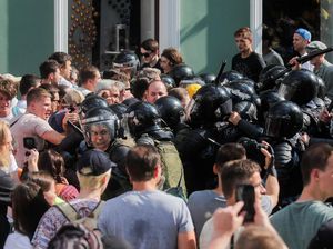 Aksi Demo Penolakan Presiden Seumur Hidup di Rusia