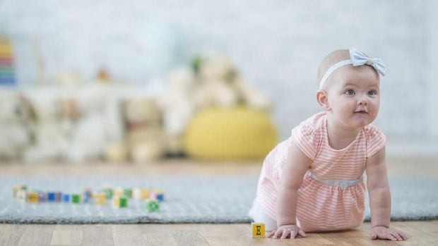 Ilustrasi perkembangan bayi
