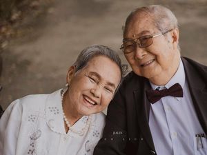 Momen Manis Pasangan Tua Jalani Foto Pernikahan Setelah 66 Tahun Menikah