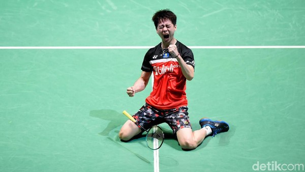 Kevin Sanjaya Sukamuljo/Marcus Fernaldi Gideon menjadi juara ganda putra Japan Open 2019. Mereka menundukkan Mohammad Ahsan/Hendra Setiawan.