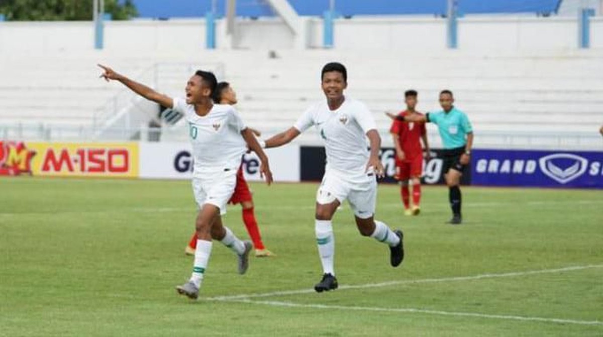 Indonesia jumpa Thailand di semifinal Piala AFF U-15. (Foto: Twitter @AFFPresse)