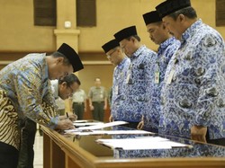 Lantik Pejabat Eselon, Mentan Ingatkan Jangan KKN
