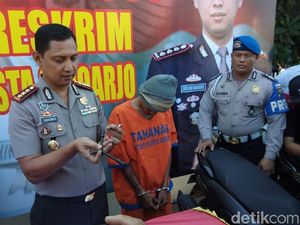 Seorang Residivis di Sidoarjo Ditangkap dengan Dua Tembakan di Kaki