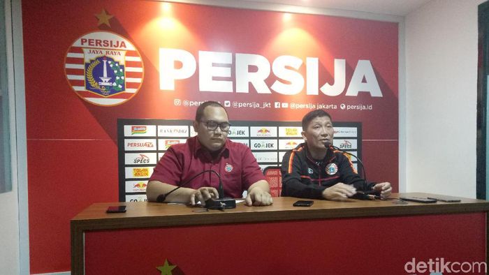 Persija Jakarta beri penjelasan terkait penundaan final Piala Indonesia. (Foto: Amalia Dwi Septi/detikSport)