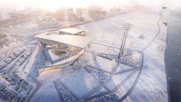 Potret Kereta Gantung Pertama yang Melintasi Negara dan Benua