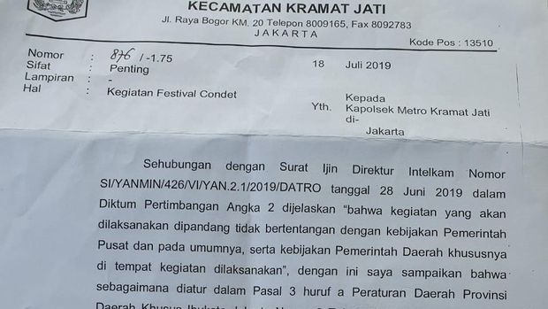 Festival Condet Tak Dihadiri Anies, Panitia Singgung Walkot Jaktim
