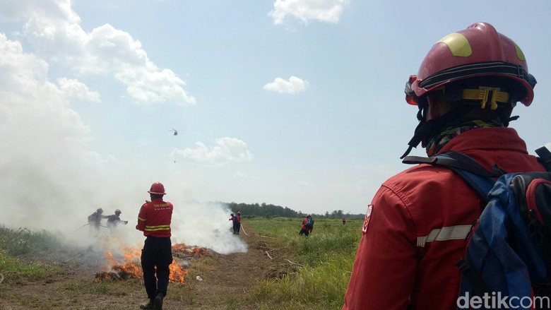 Cerita Tim Pemadam Kebakaran, Tak Boleh Cuti Saat Musim Kemarau
