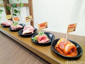 Fat Oppa : Puas Makan BBQ Platter Daging dengan 5 Bumbu